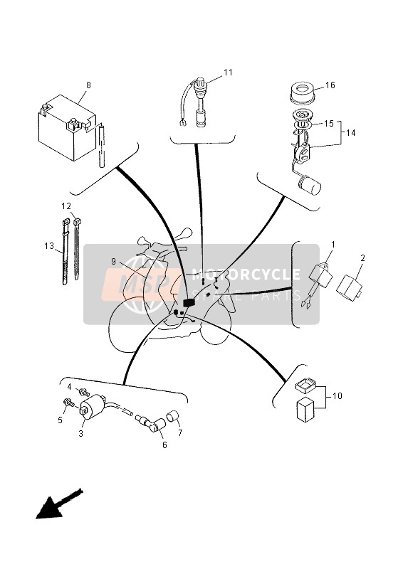 Yamaha CS50M 2015 Electrical 2 for a 2015 Yamaha CS50M